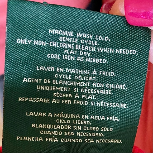 Ralph Lauren red throw pillow 16x17 - Picture 6 of 8